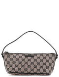 07198 Beige Matte Black GG Boat Pochette