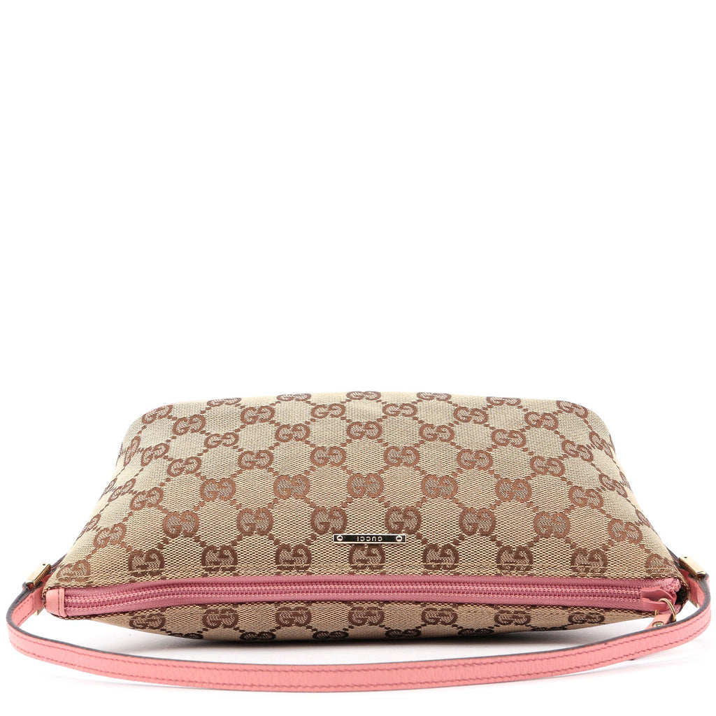 07198 Beige Pink GG Boat Pochette