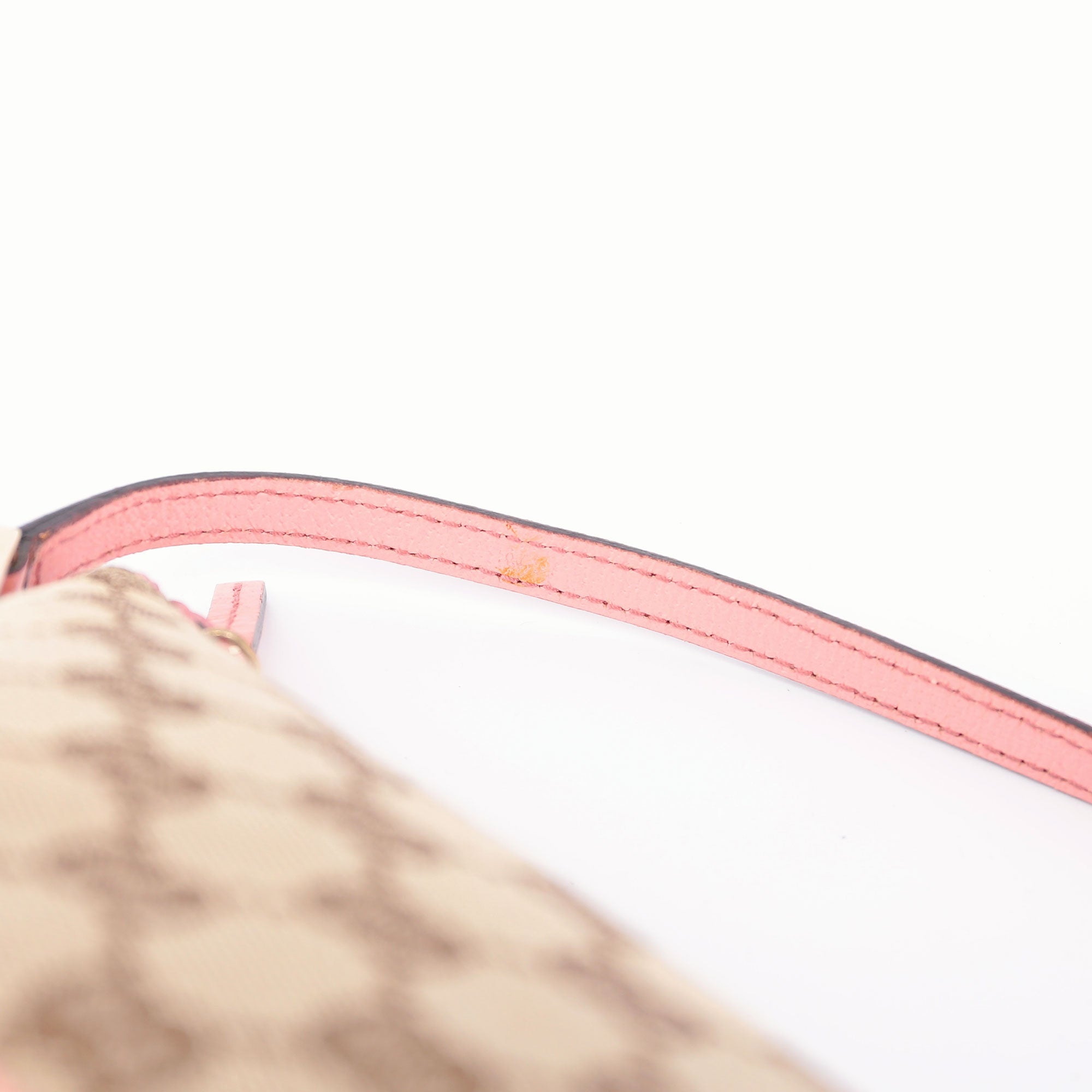 07198 Beige Pink GG Boat Pochette