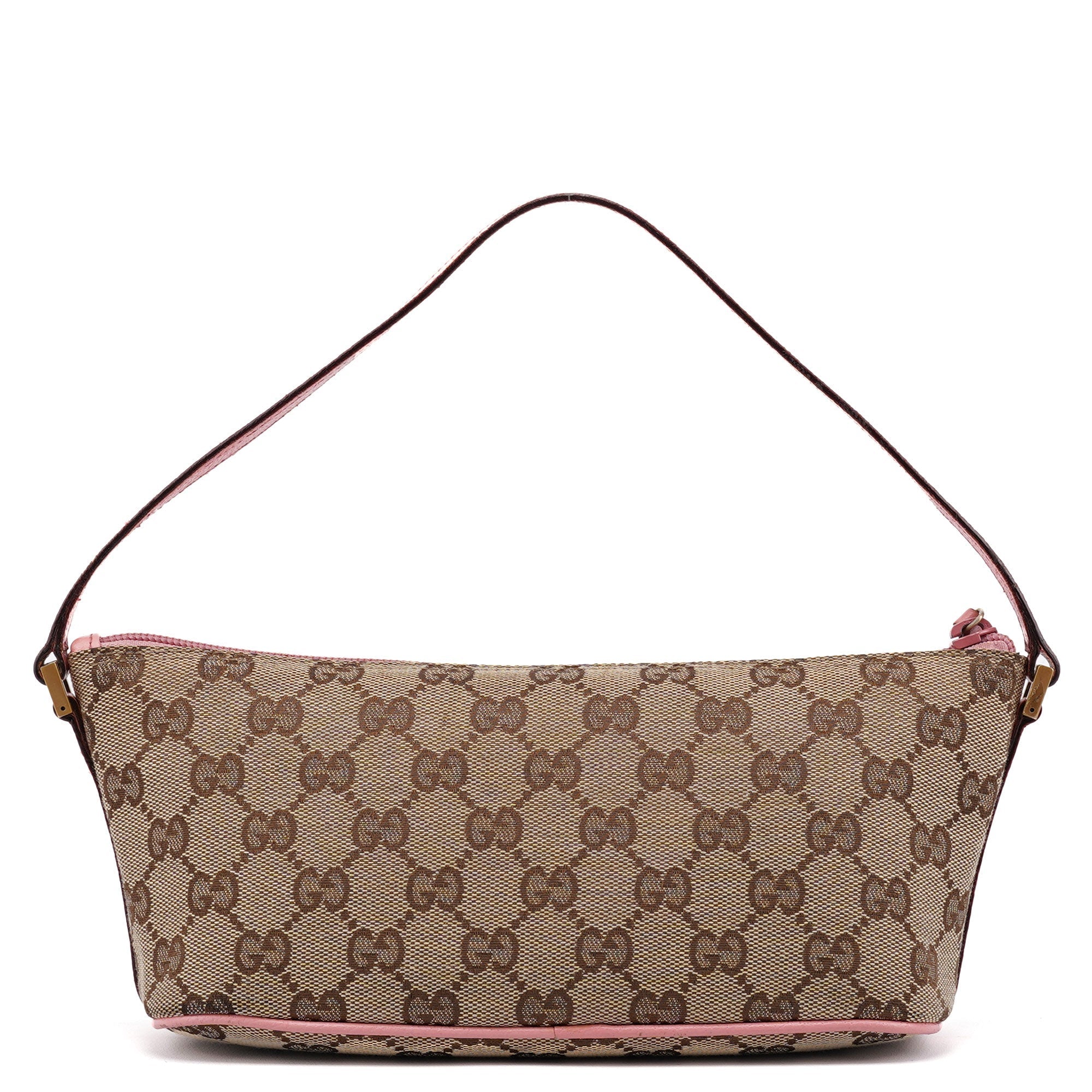 07198 Beige Pink GG Boat Pochette