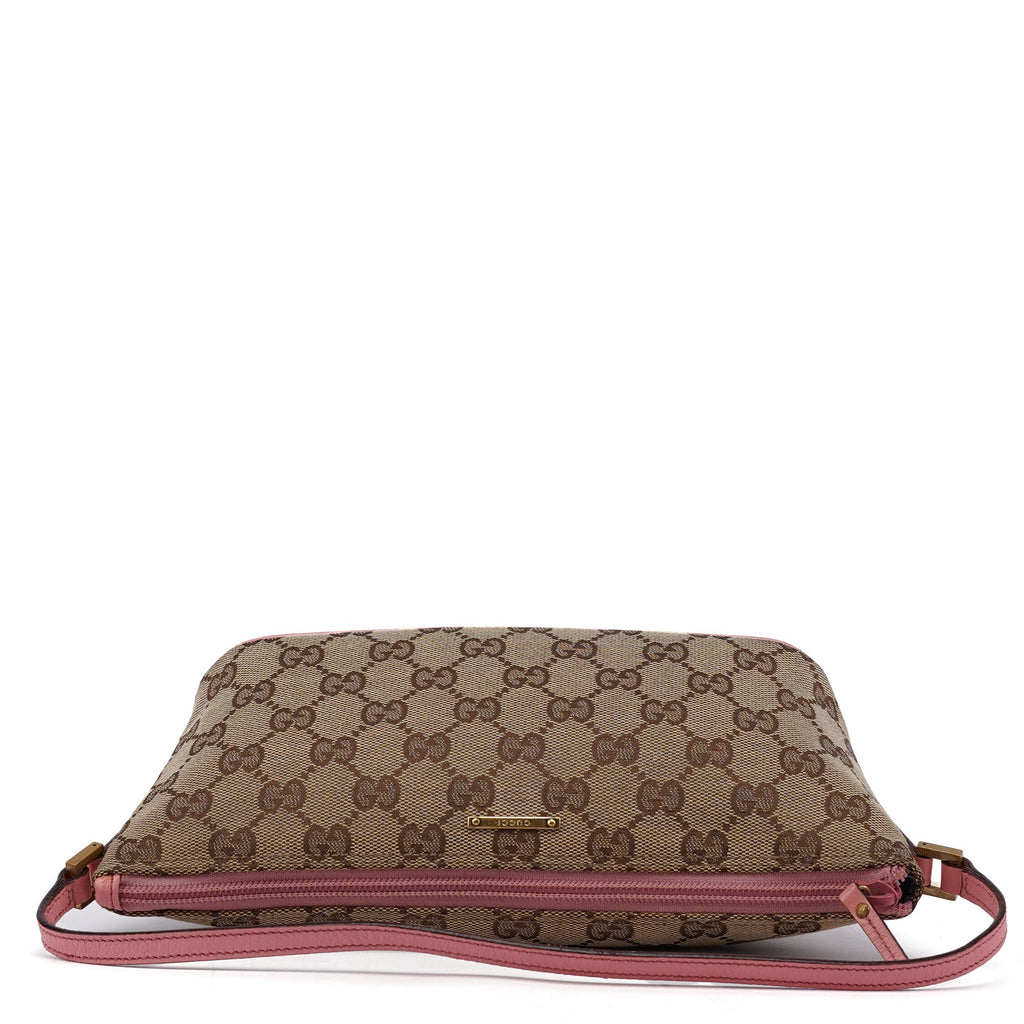 07198 Beige Pink GG Boat Pochette
