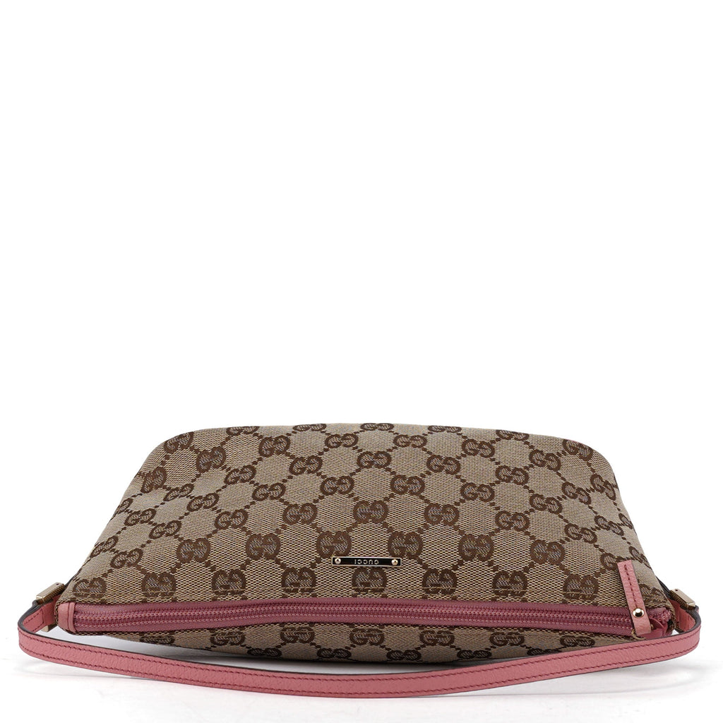 07198 Beige Pink GG Boat Pochette