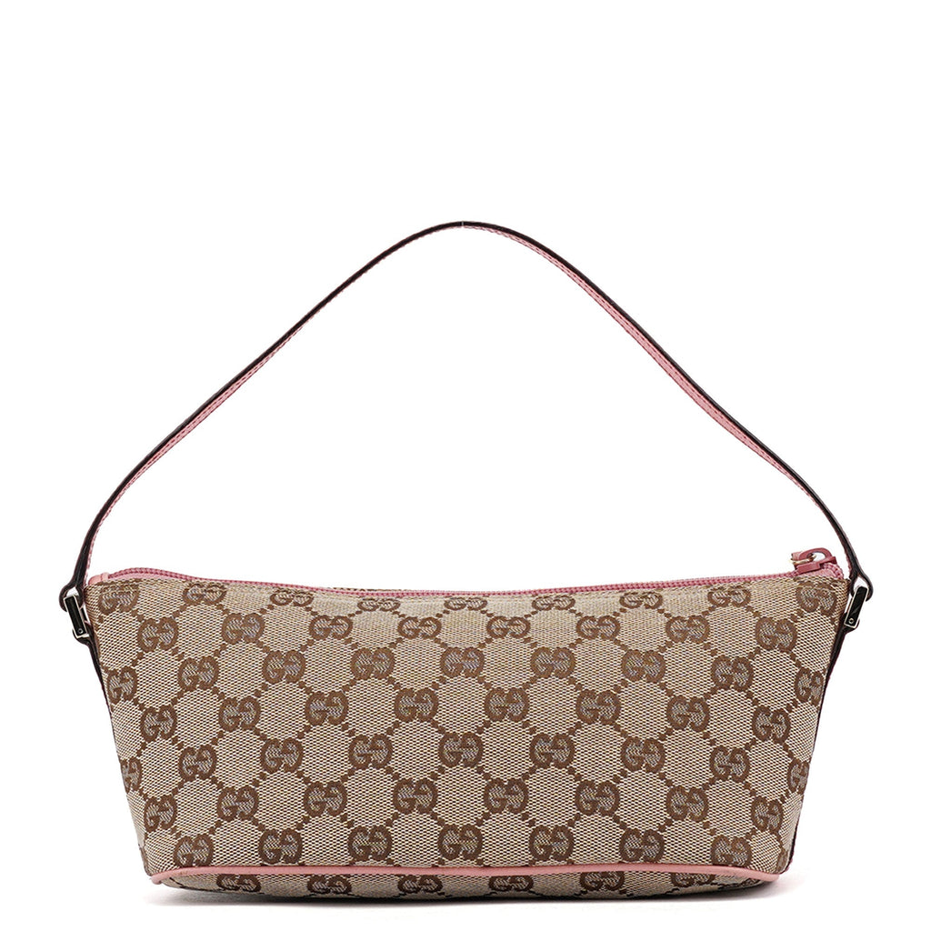 07198 Beige Pink GG Boat Pochette