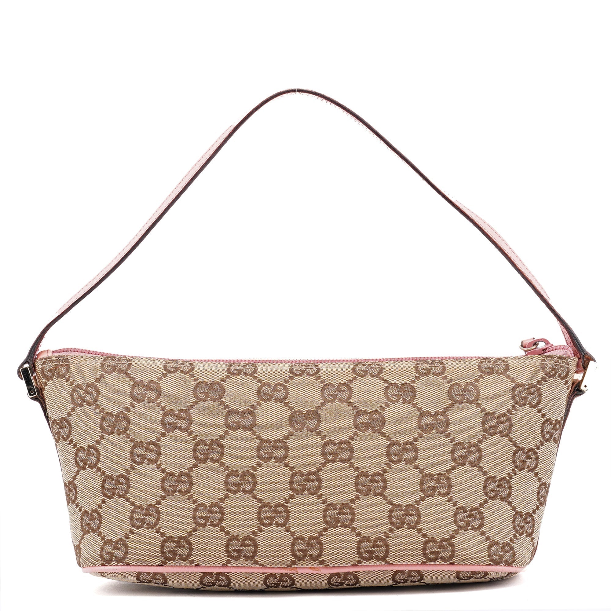 07198 Beige Pink GG Boat Pochette