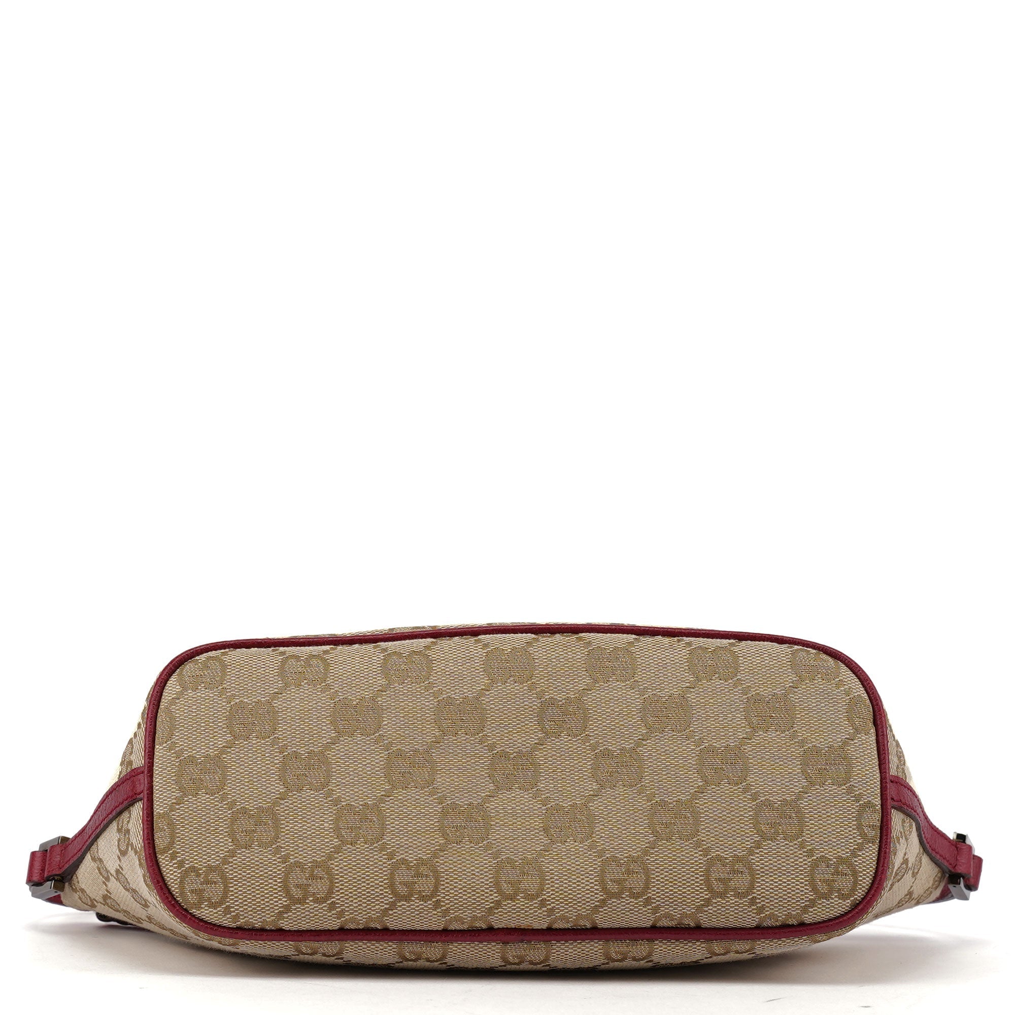 07198 Beige Red GG Boat Pochette