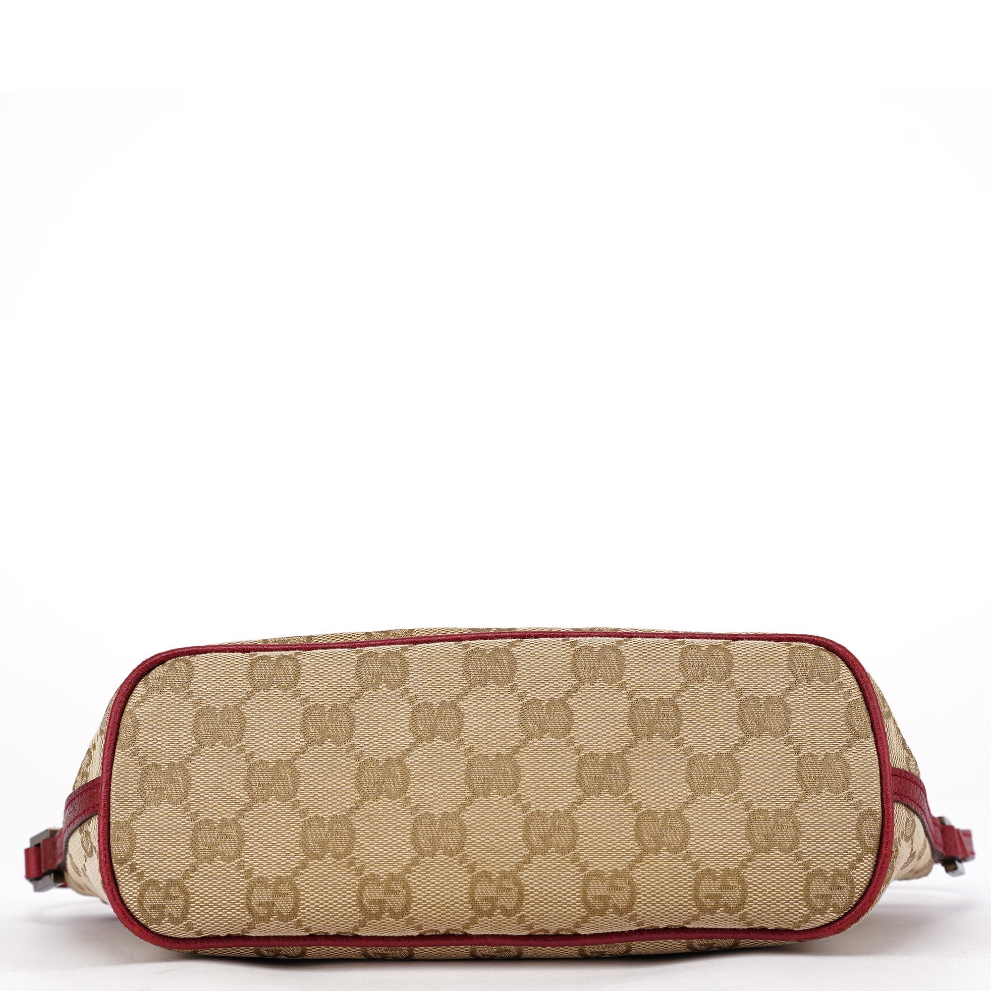 07198 Beige Red GG Boat Pochette