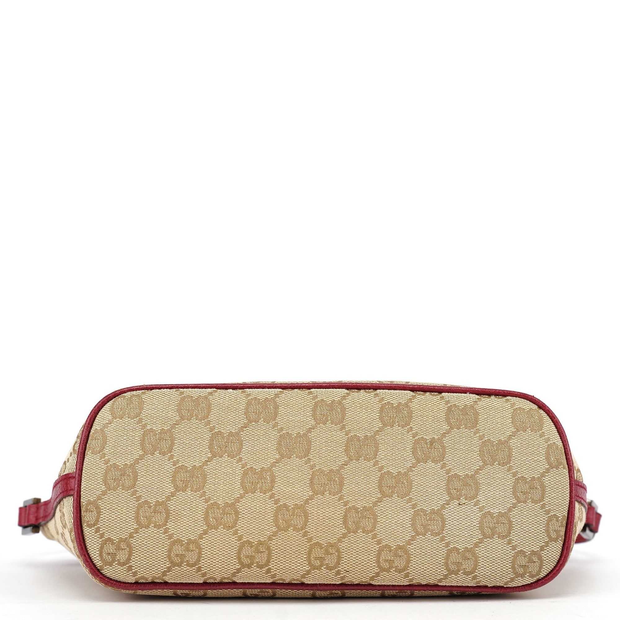 07198 Beige Red GG Boat Pochette