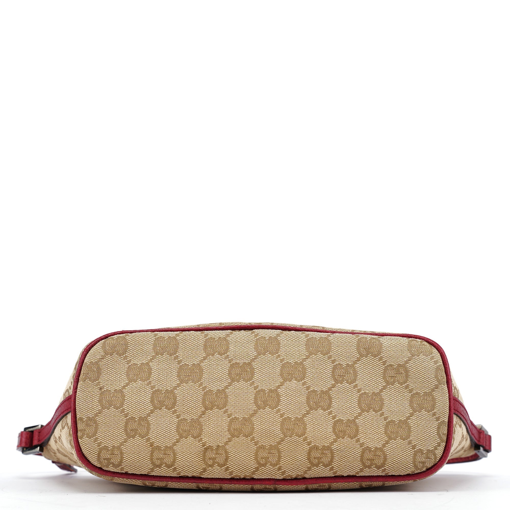 07198 Beige Red GG Boat Pochette