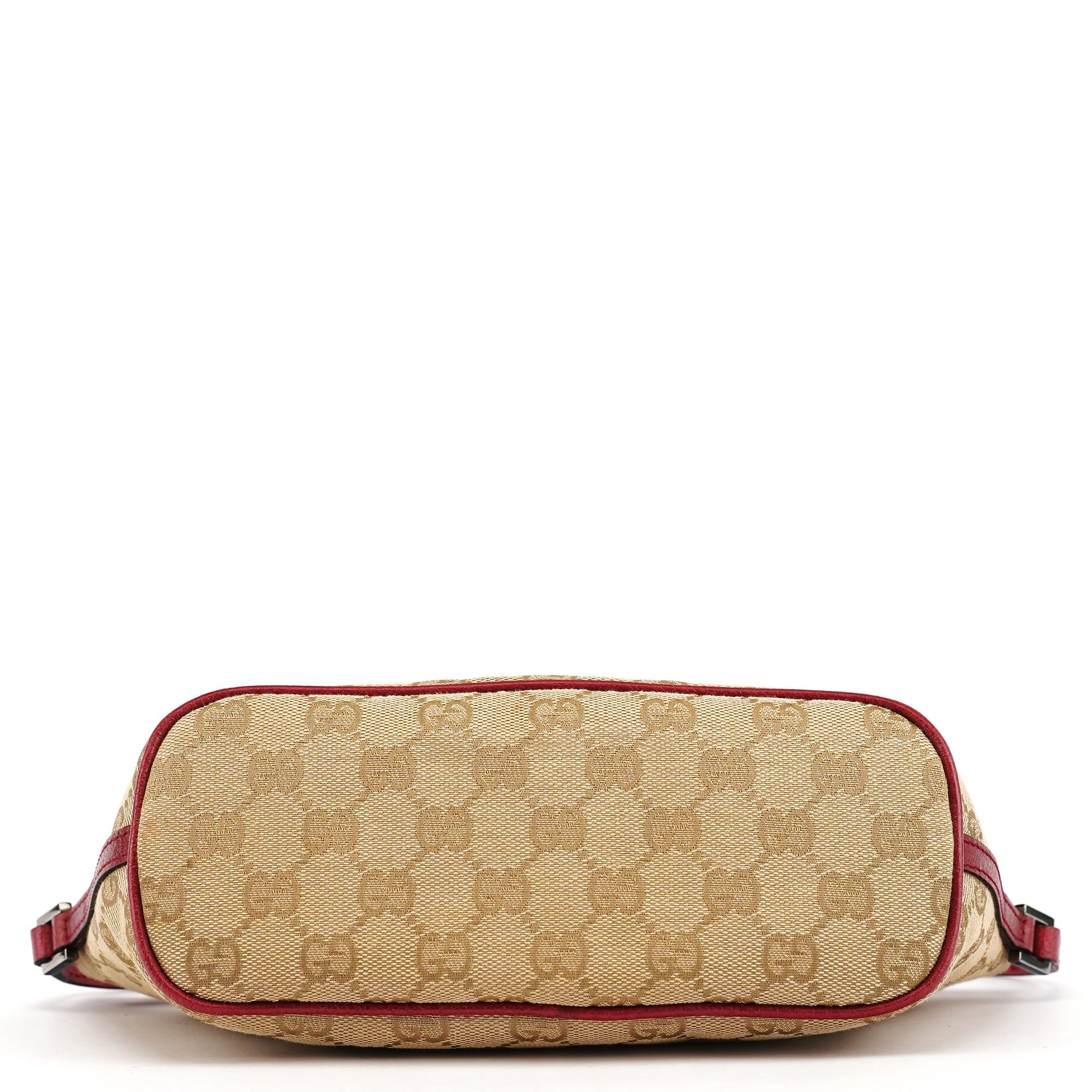07198 Beige Red GG Boat Pochette