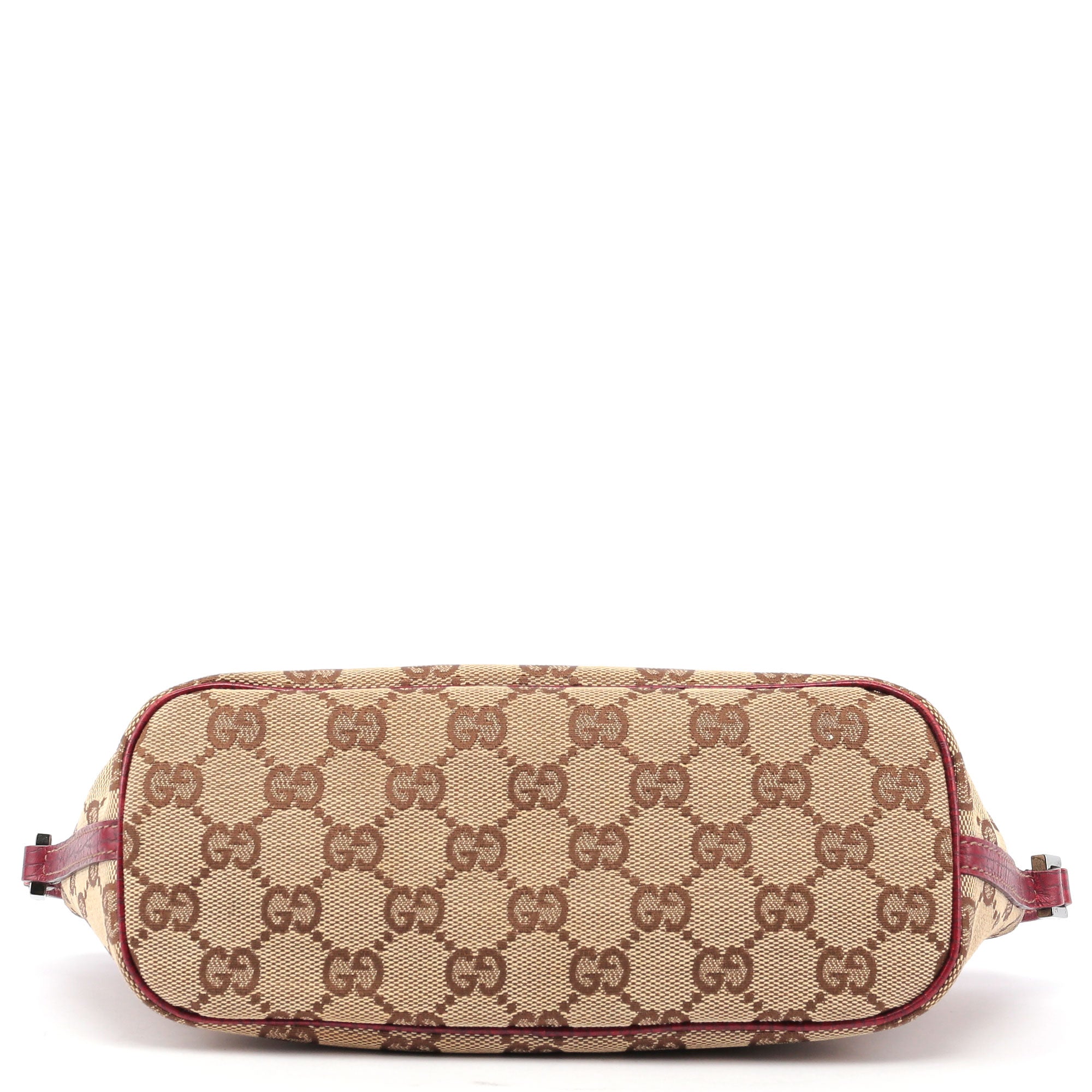 07198 Beige Red GG Boat Pochette