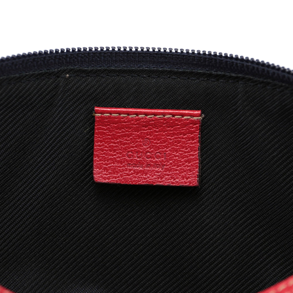07198 Beige Red GG Boat Pochette