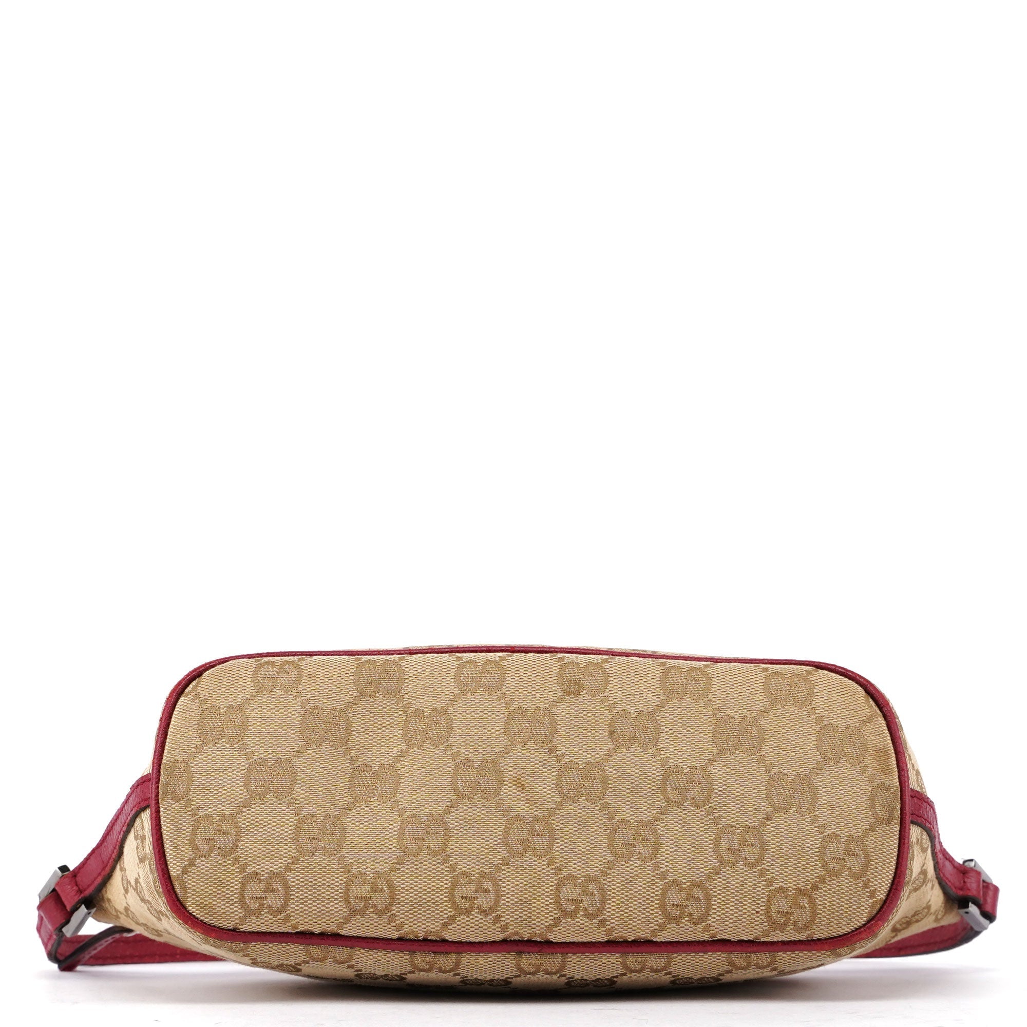 07198 Beige Red GG Boat Pochette