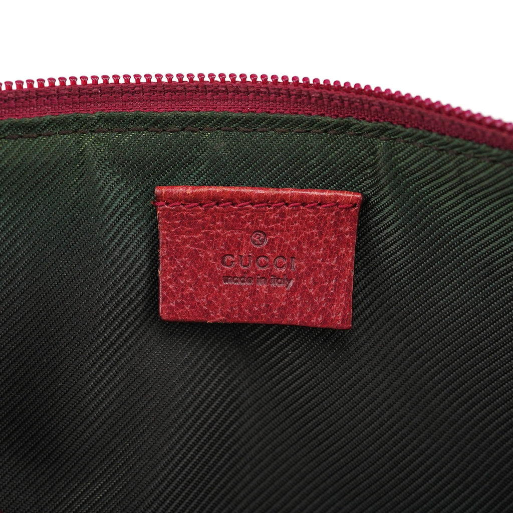 07198 Beige Red GG Boat Pochette