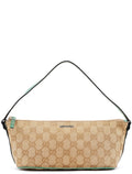 07198 Beige Turquoise GG Boat Pochette