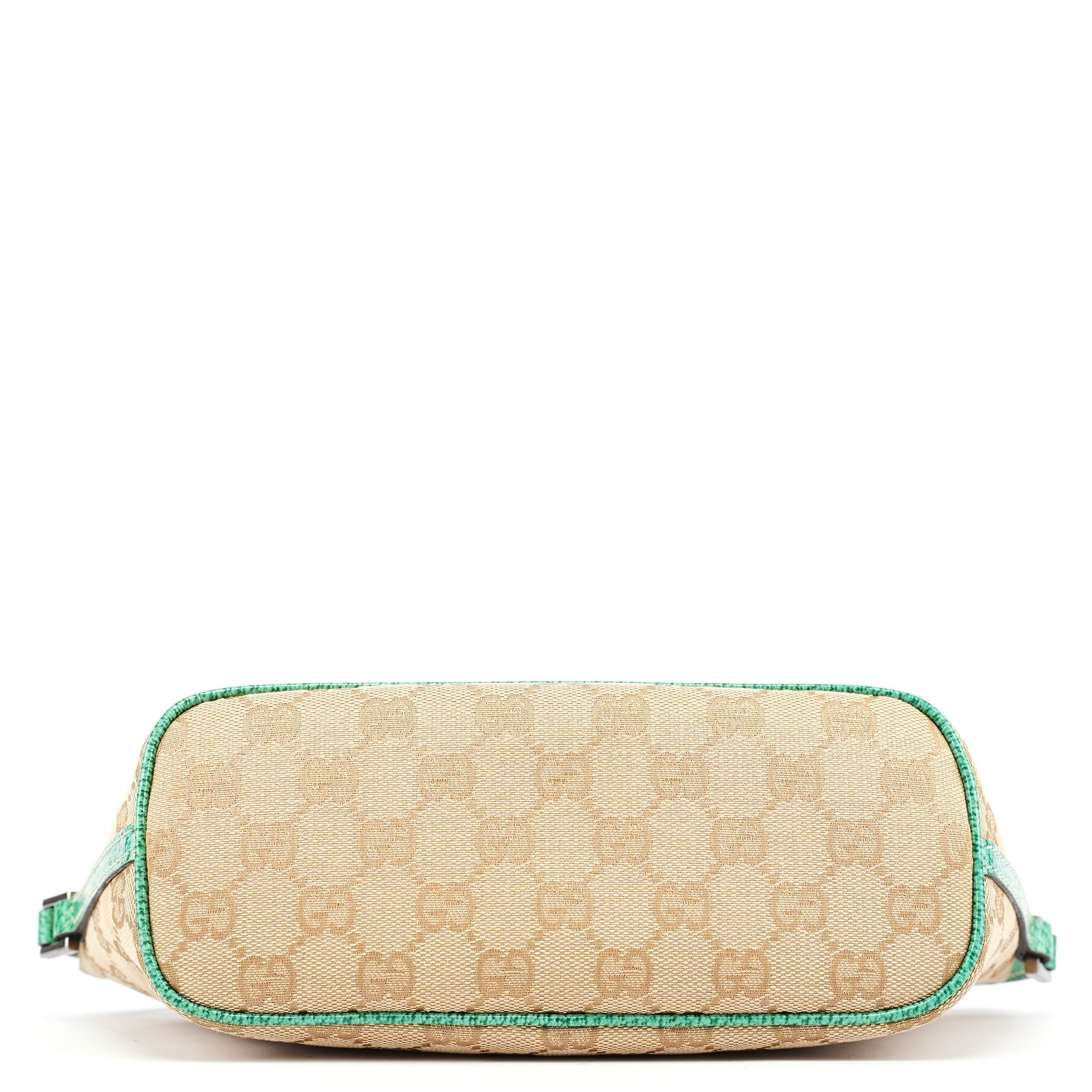 07198 Beige Turquoise GG Boat Pochette