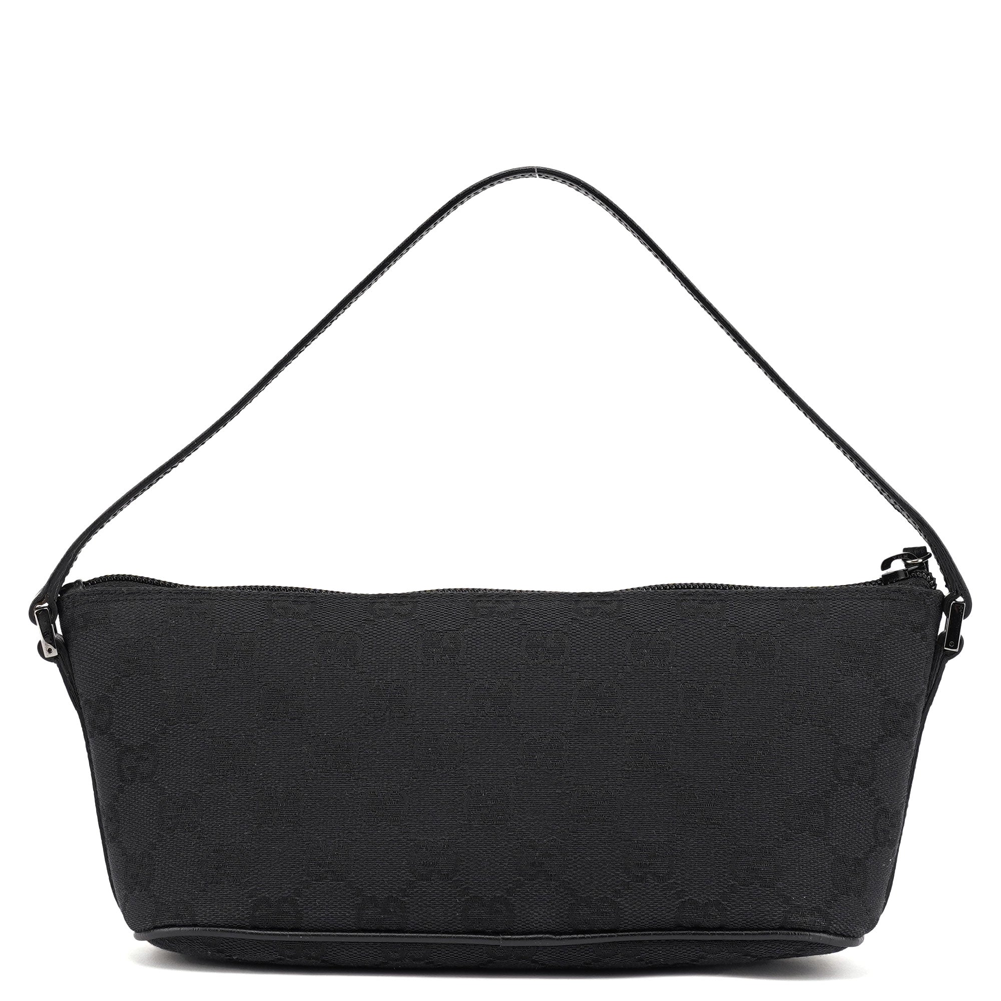 07198 Black GG Boat Pochette