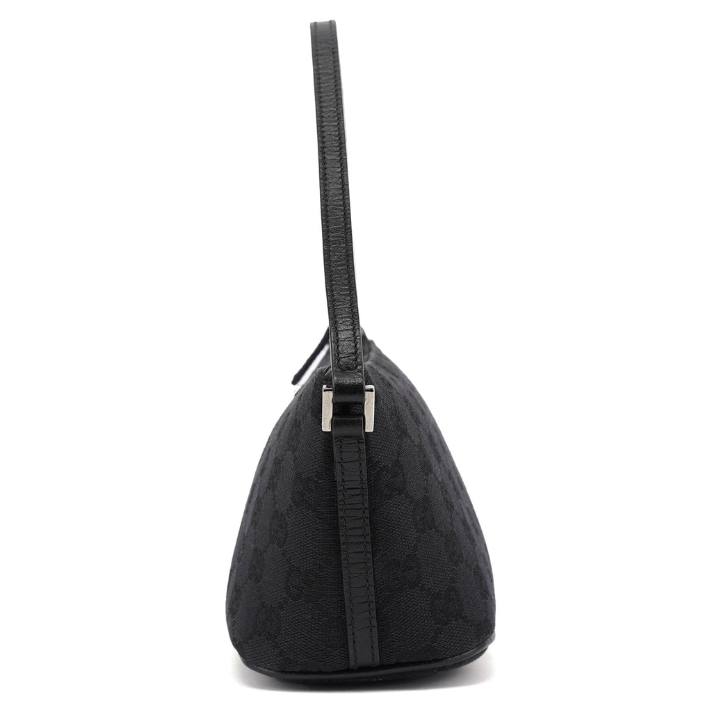 07198 Black GG Boat Pochette