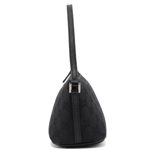 07198 Black GG Boat Pochette
