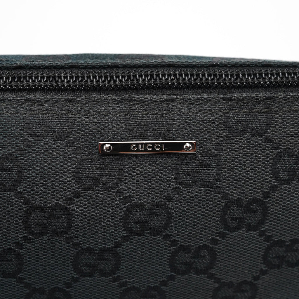 07198 Black GG Boat Pochette