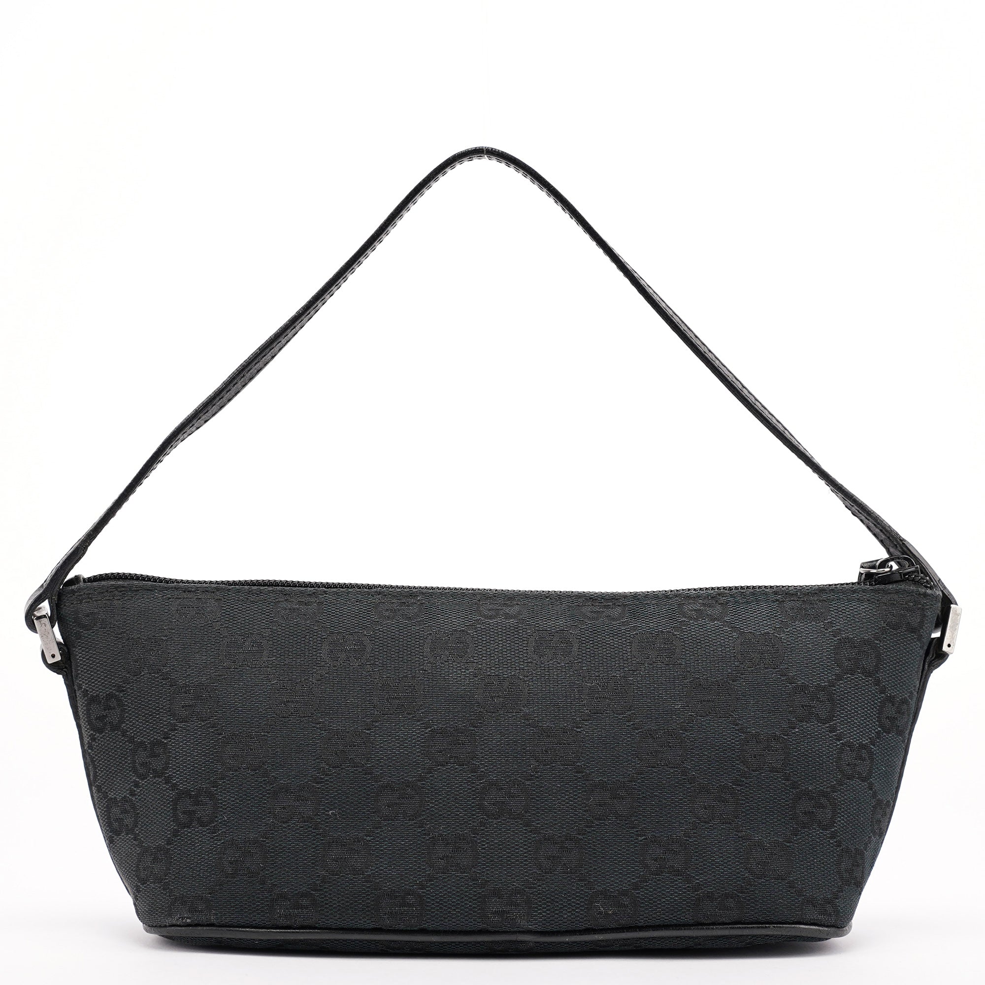 07198 Black GG Boat Pochette