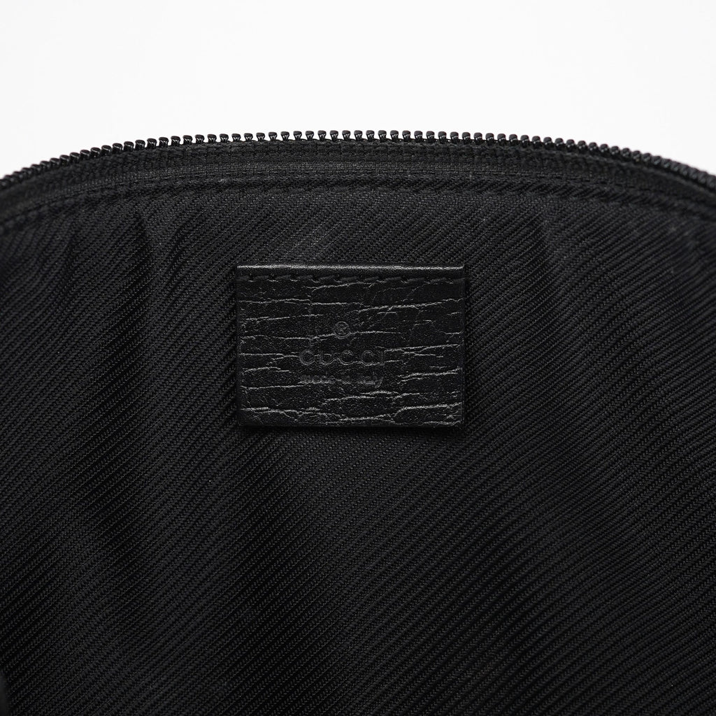 07198 Black GG Boat Pochette