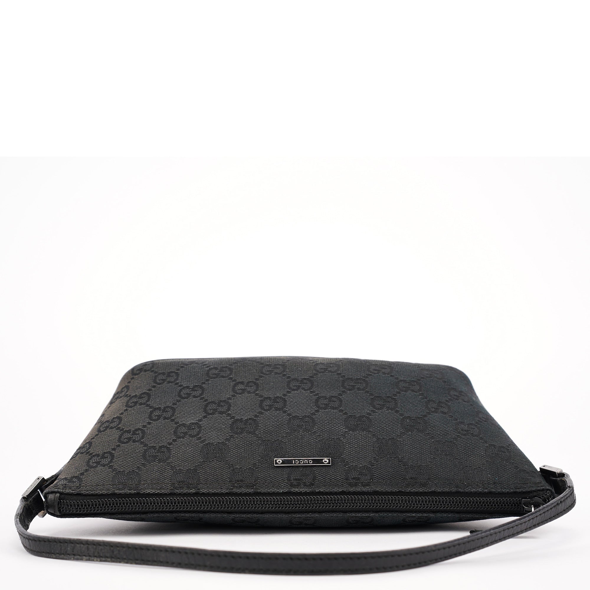07198 Black GG Boat Pochette