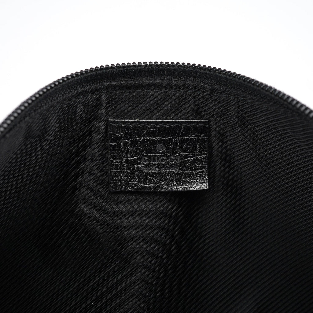 07198 Black GG Boat Pochette