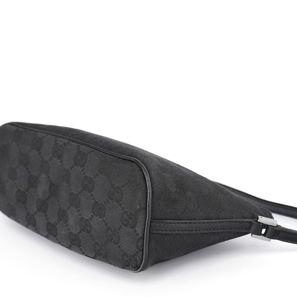 07198 Black GG Boat Pochette