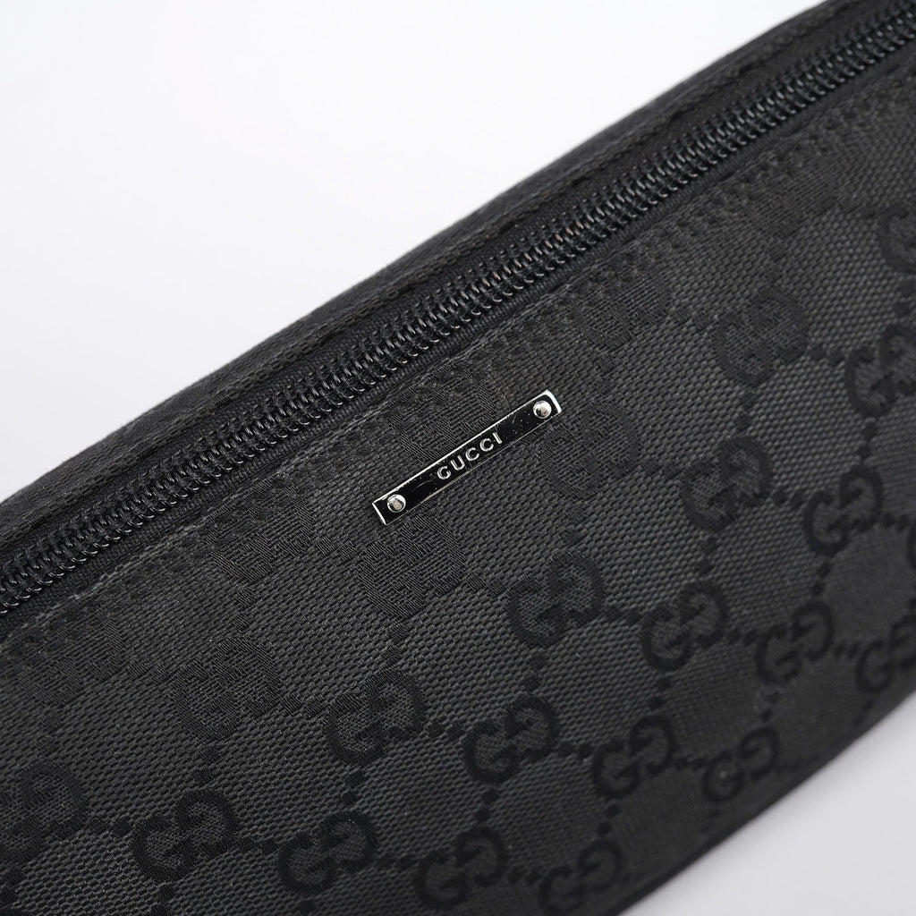 07198 Black GG Boat Pochette