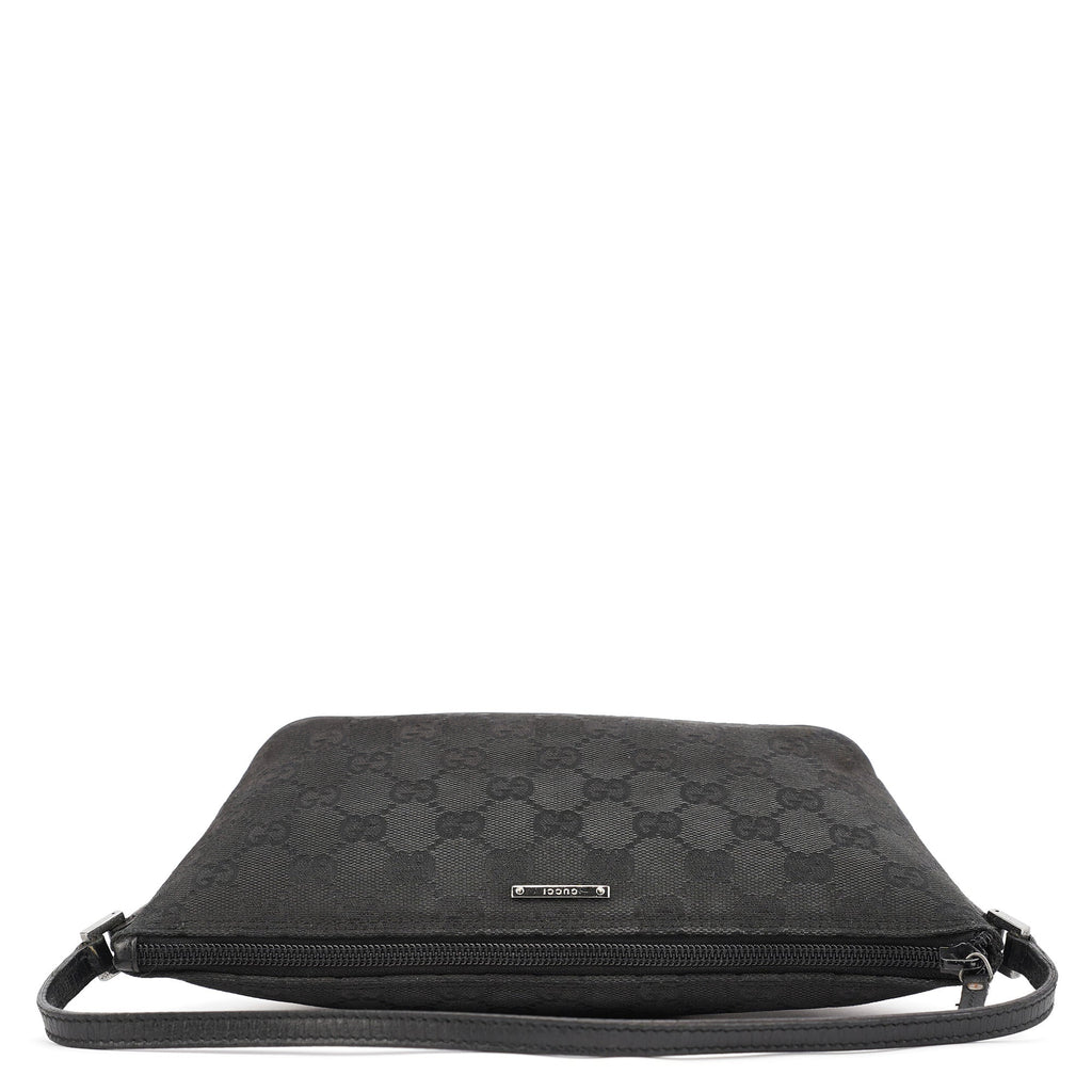 07198 Black GG Boat Pochette