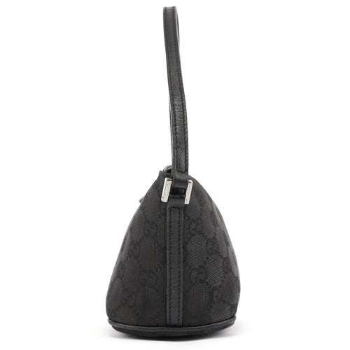 07198 Black GG Boat Pochette