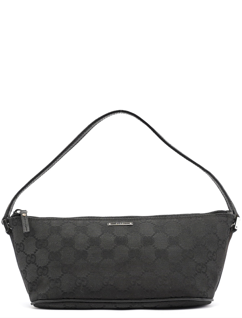 07198 Black GG Boat Pochette