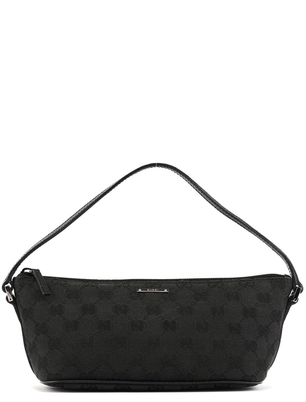 07198 Black GG Boat Pochette