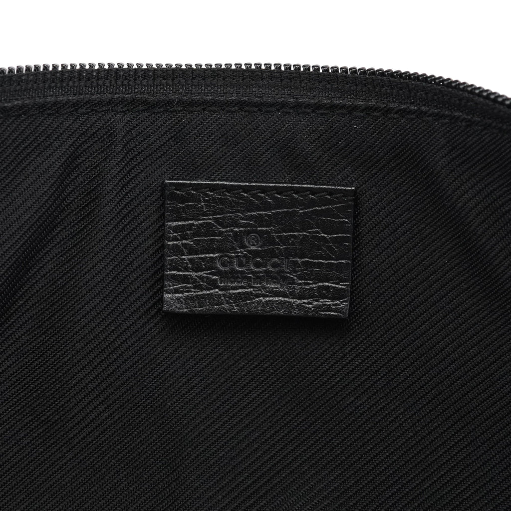 07198 Black GG Boat Pochette