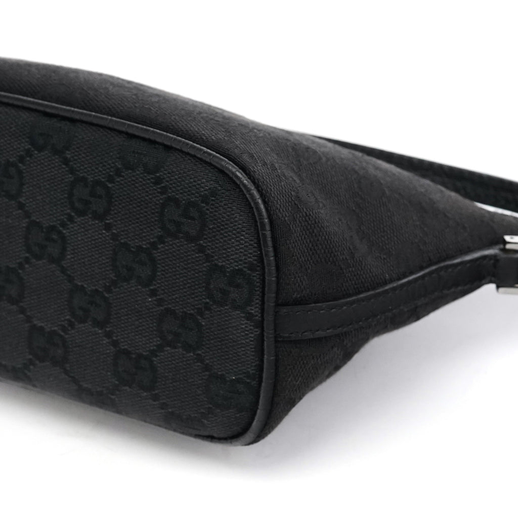 07198 Black GG Boat Pochette