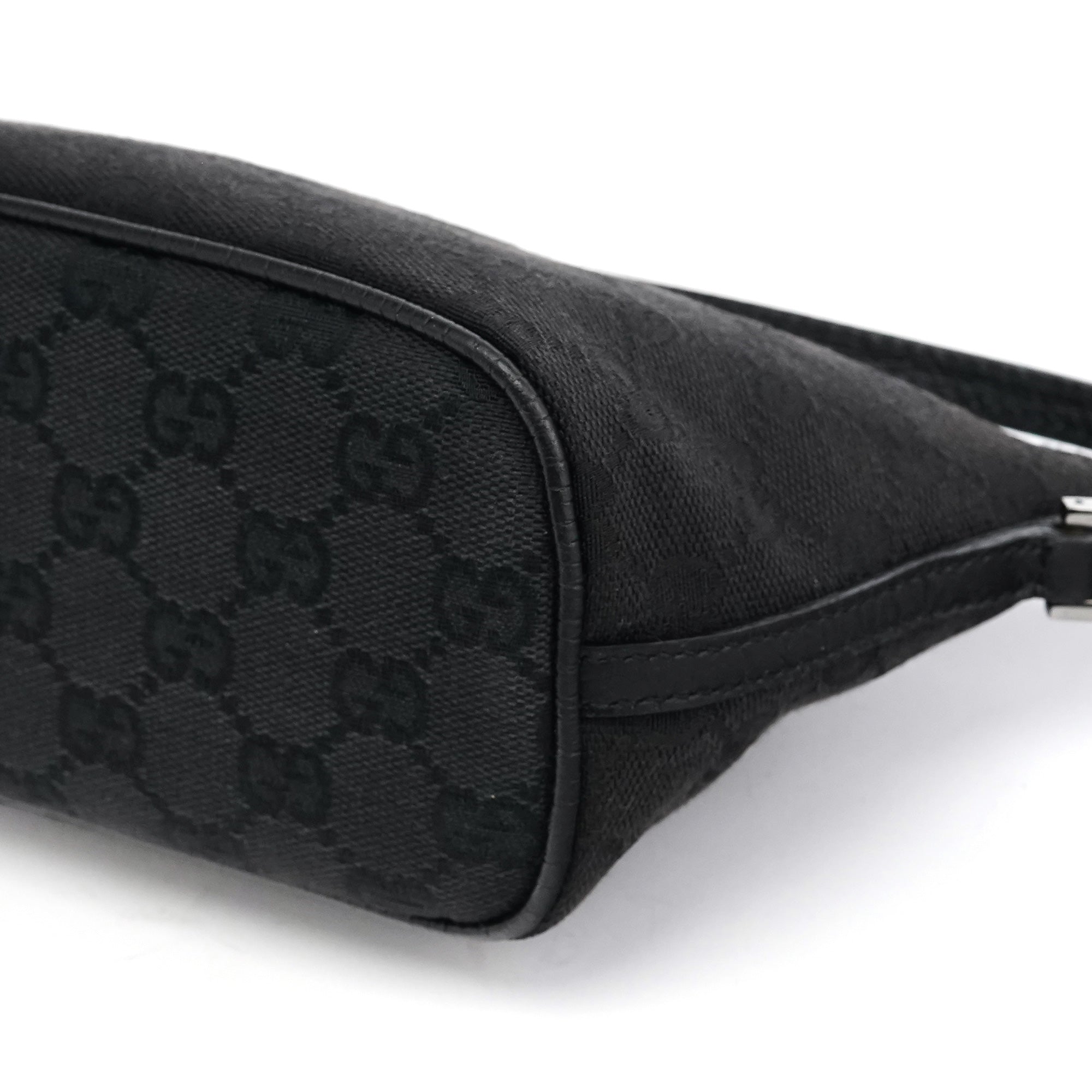07198 Black GG Boat Pochette