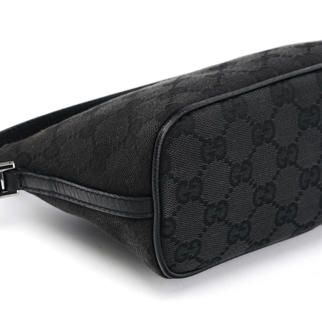 07198 Black GG Boat Pochette