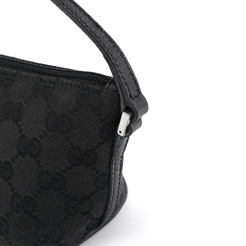 07198 Black GG Boat Pochette