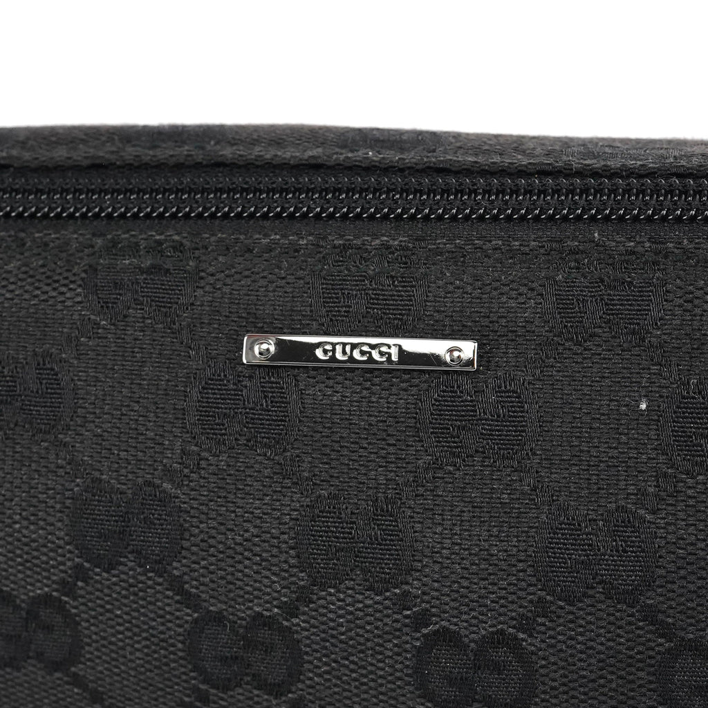 07198 Black GG Boat Pochette