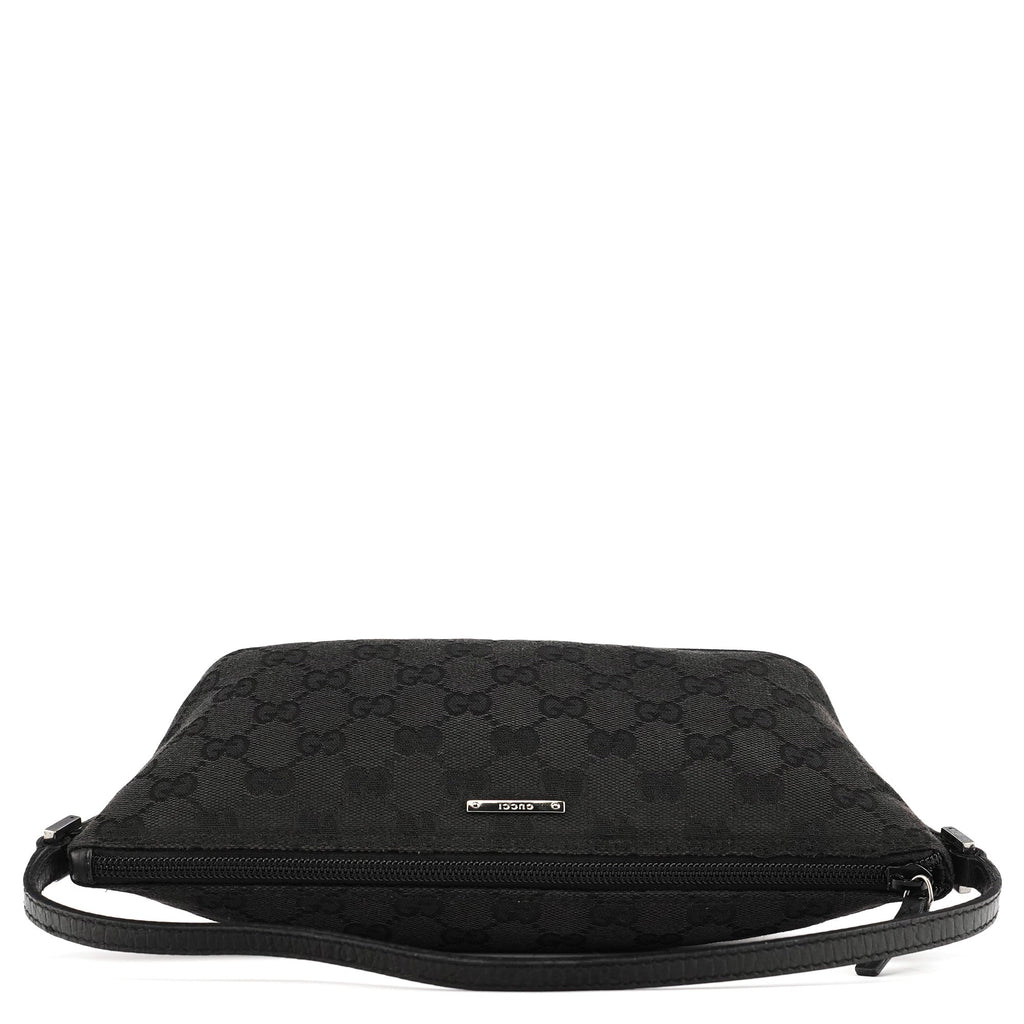 07198 Black GG Boat Pochette