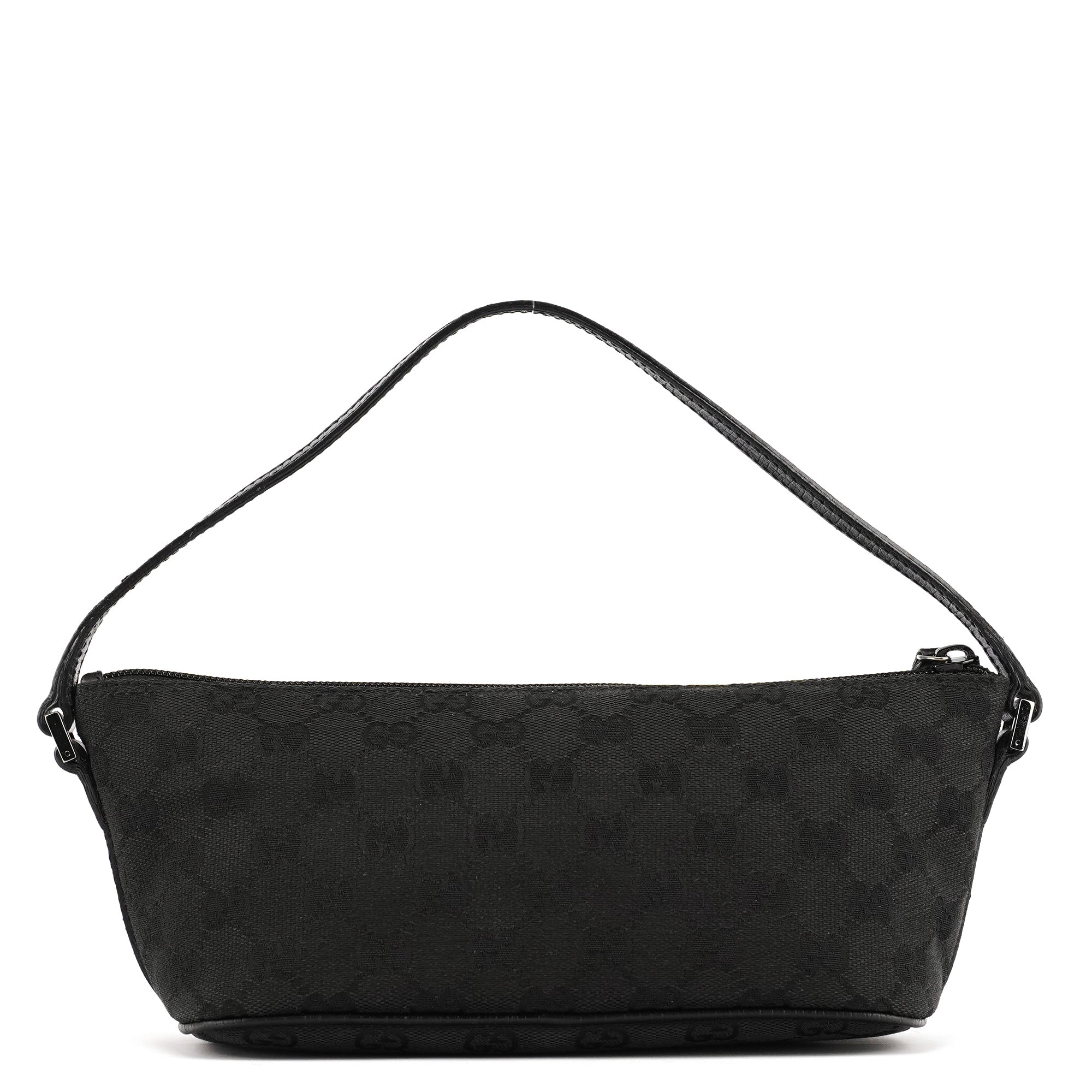 07198 Black GG Boat Pochette