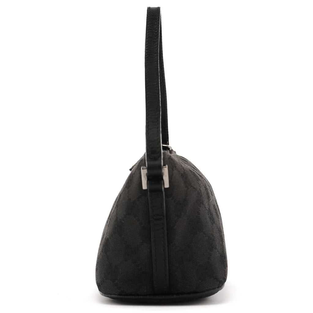 07198 Black GG Boat Pochette