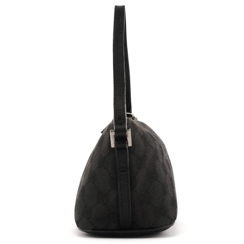 07198 Black GG Boat Pochette