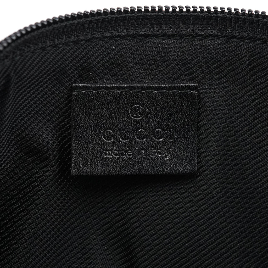 07198 Black GG Boat Pochette