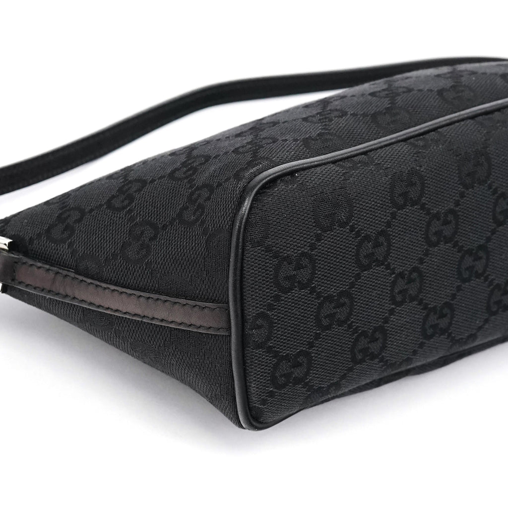 07198 Black GG Boat Pochette