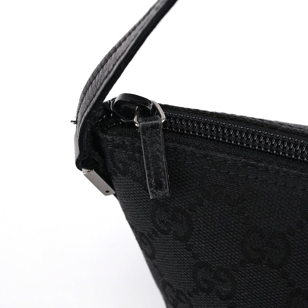 07198 Black GG Boat Pochette