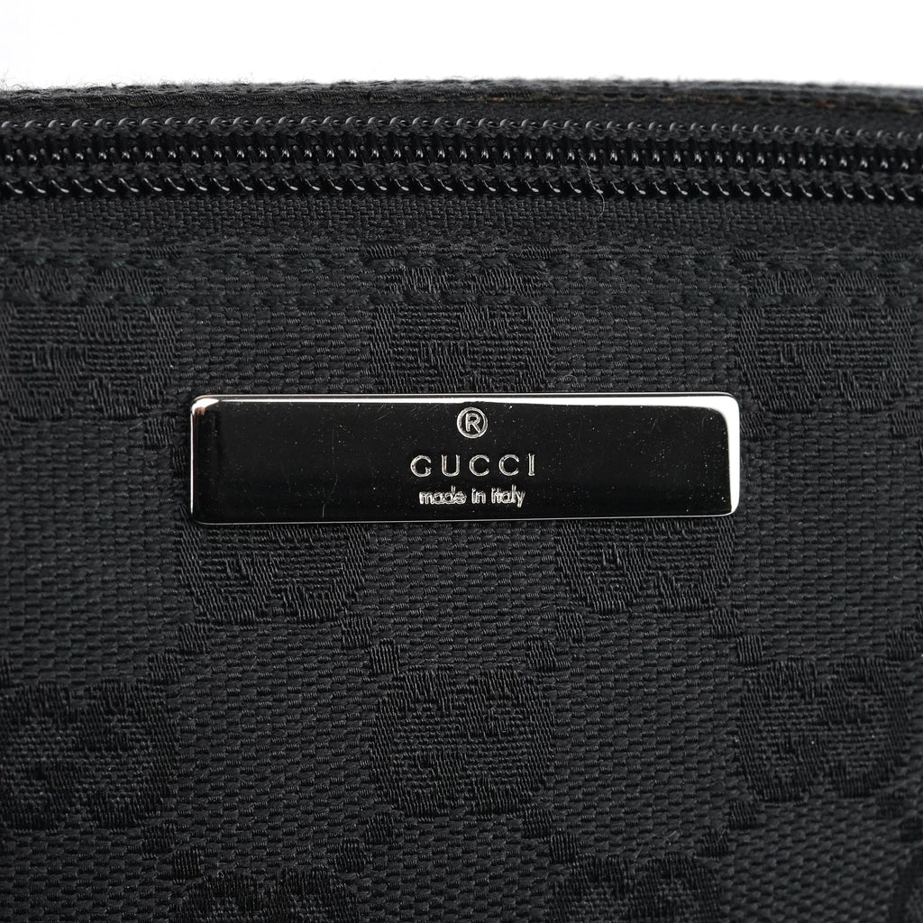 07198 Black GG Boat Pochette