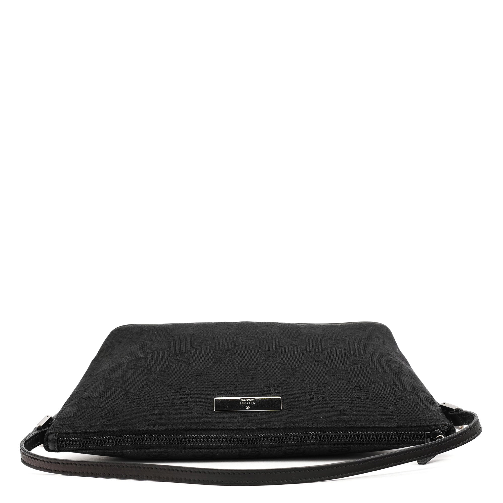 07198 Black GG Boat Pochette