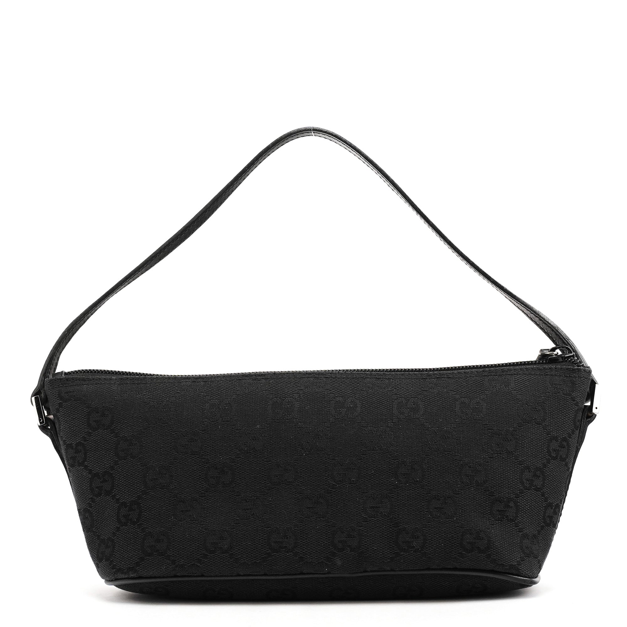 07198 Black GG Boat Pochette