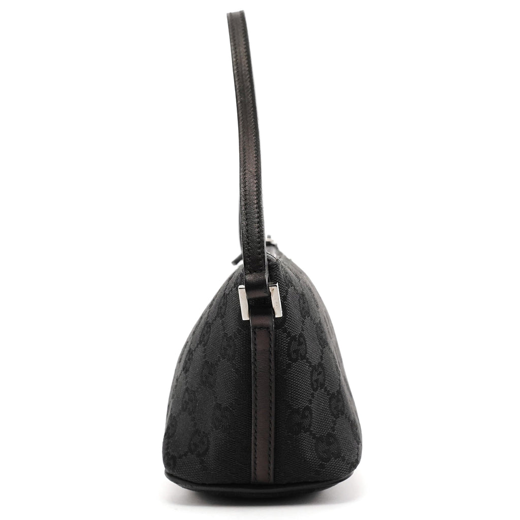 07198 Black GG Boat Pochette
